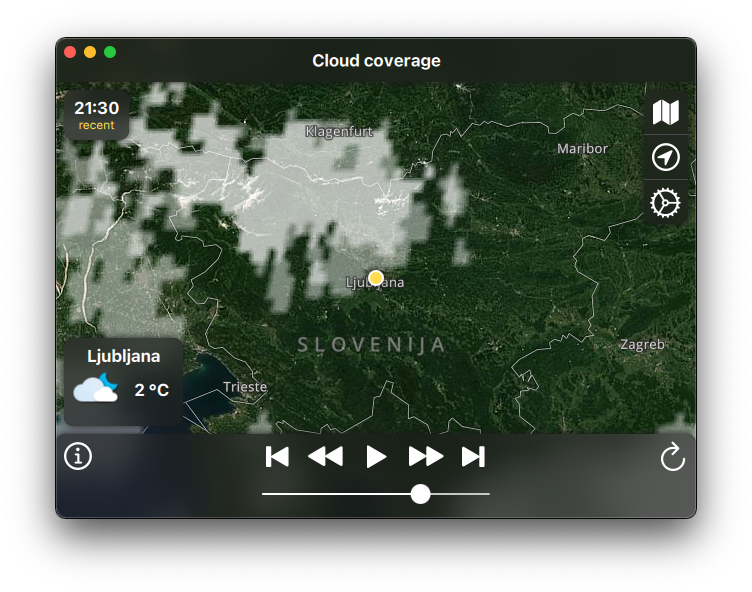 Cloud coverage